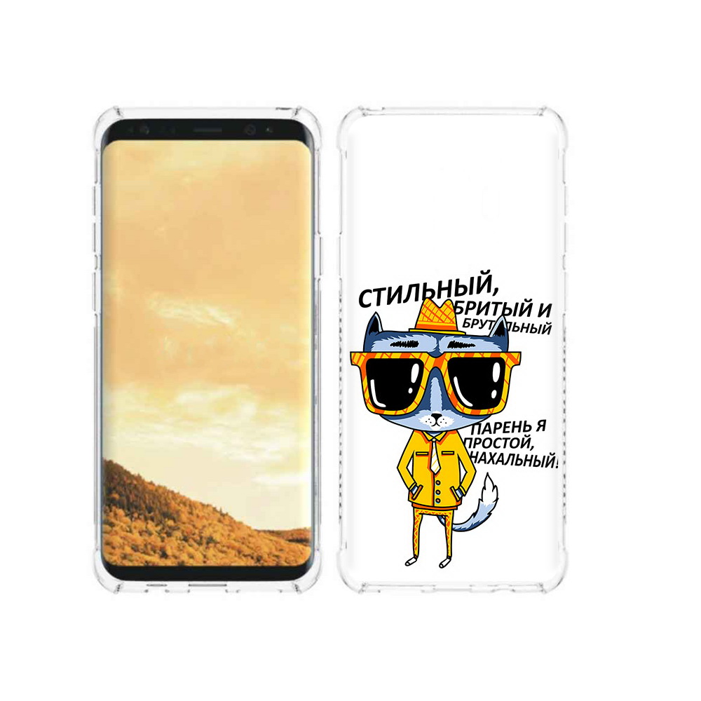 

Чехол MyPads Tocco для Samsung Galaxy S9 стильный кот (PT98329.588.625), Прозрачный, Tocco