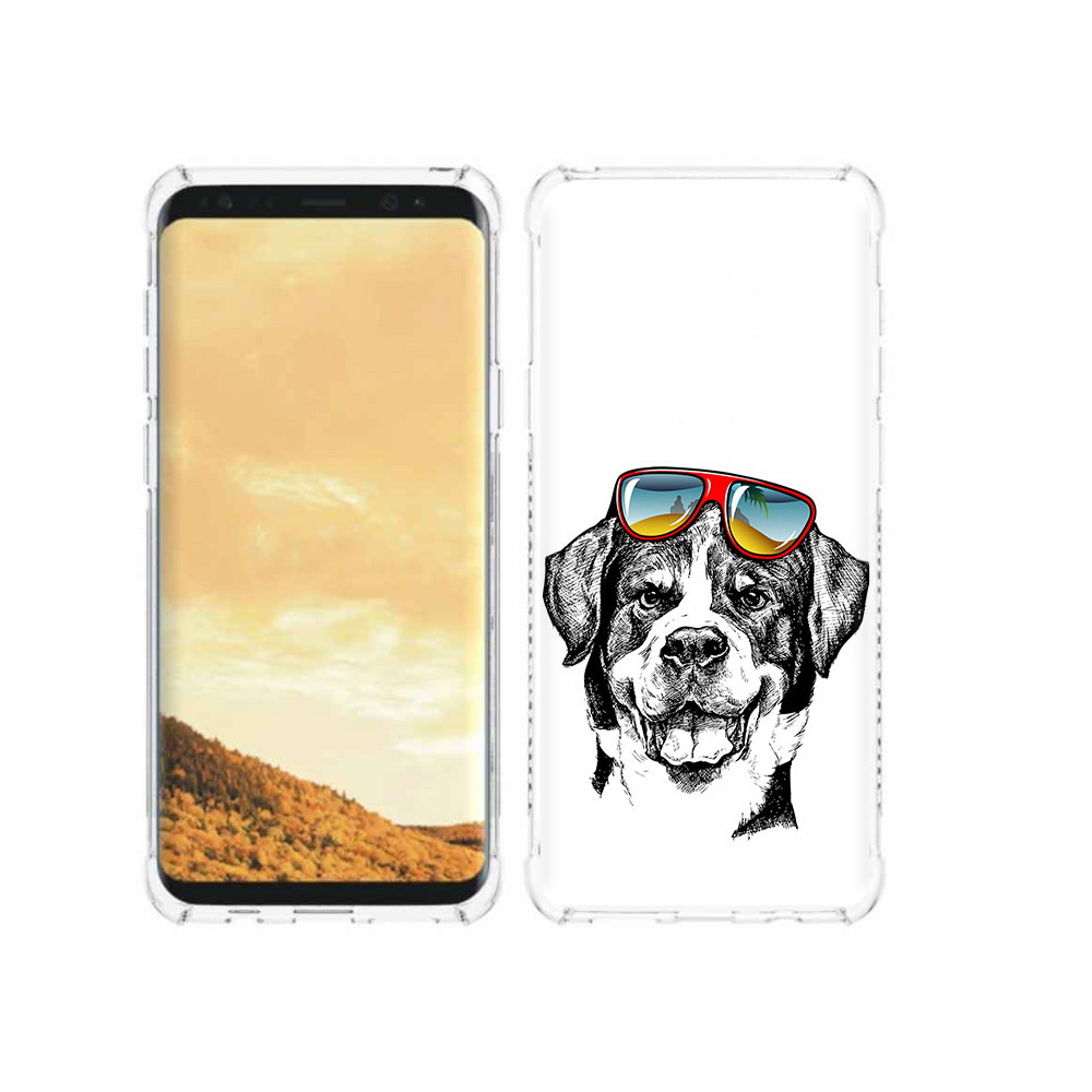 

Чехол MyPads Tocco для Samsung Galaxy S9 счастливая собака (PT98329.588.631), Прозрачный, Tocco