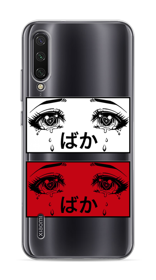 

Чехол на Xiaomi Mi CC9E "Красные глаза манга", Красный;белый;черный, 36050-4