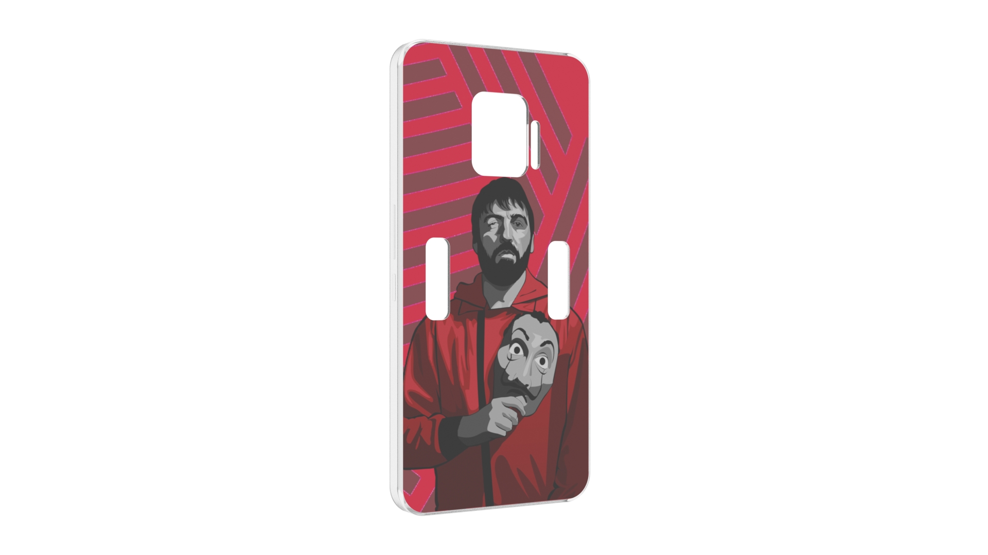 

Чехол MyPads Богата-Бумажный-дом для ZTE Nubia Red Magic 7 Pro, Прозрачный, Tocco