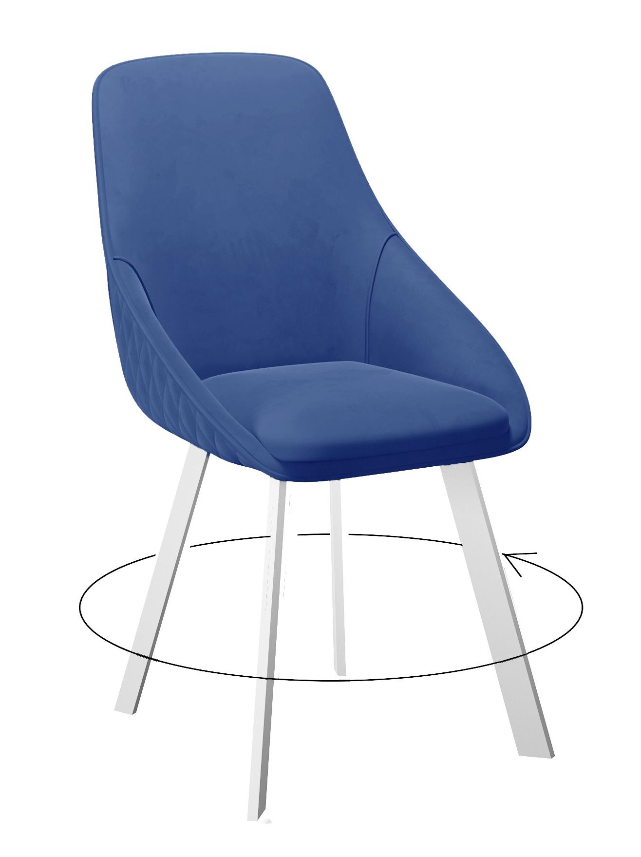 

Стул DIKLINE черный микровелюр 35x45x86 см