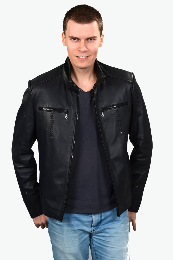 

Куртка мужская Deriza 35-516S черная XS (доставка из-за рубежа), Черный, 35-516S