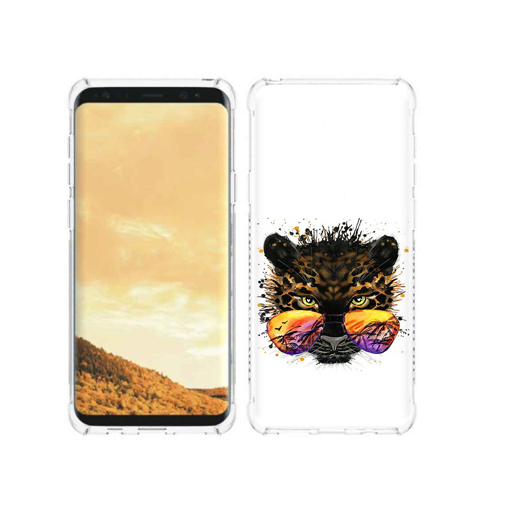 

Чехол MyPads Tocco для Samsung Galaxy S9 тропический леопард (PT98329.588.649), Прозрачный, Tocco