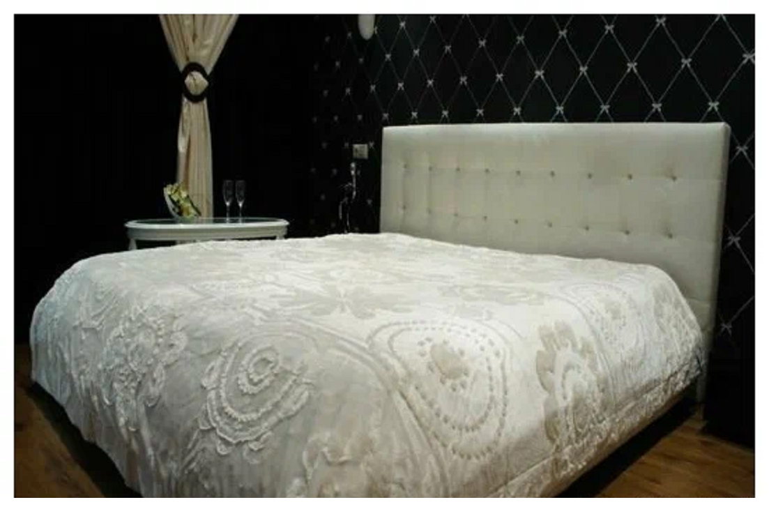 

Плед Сонька-Дремка Ромашка 21837, меховой 220*240 см, (белый)