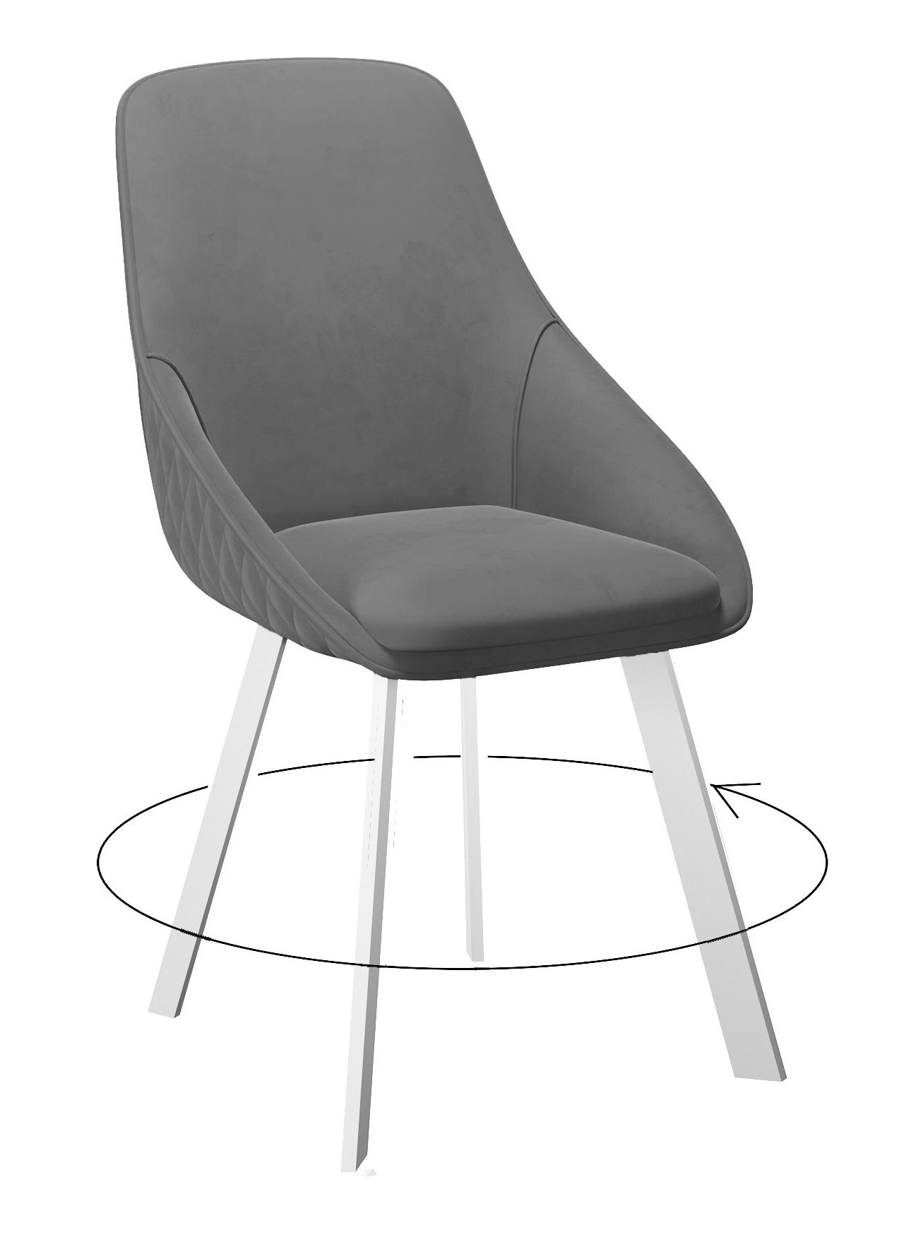 

Стул DIKLINE черный микровелюр 35x45x86 см