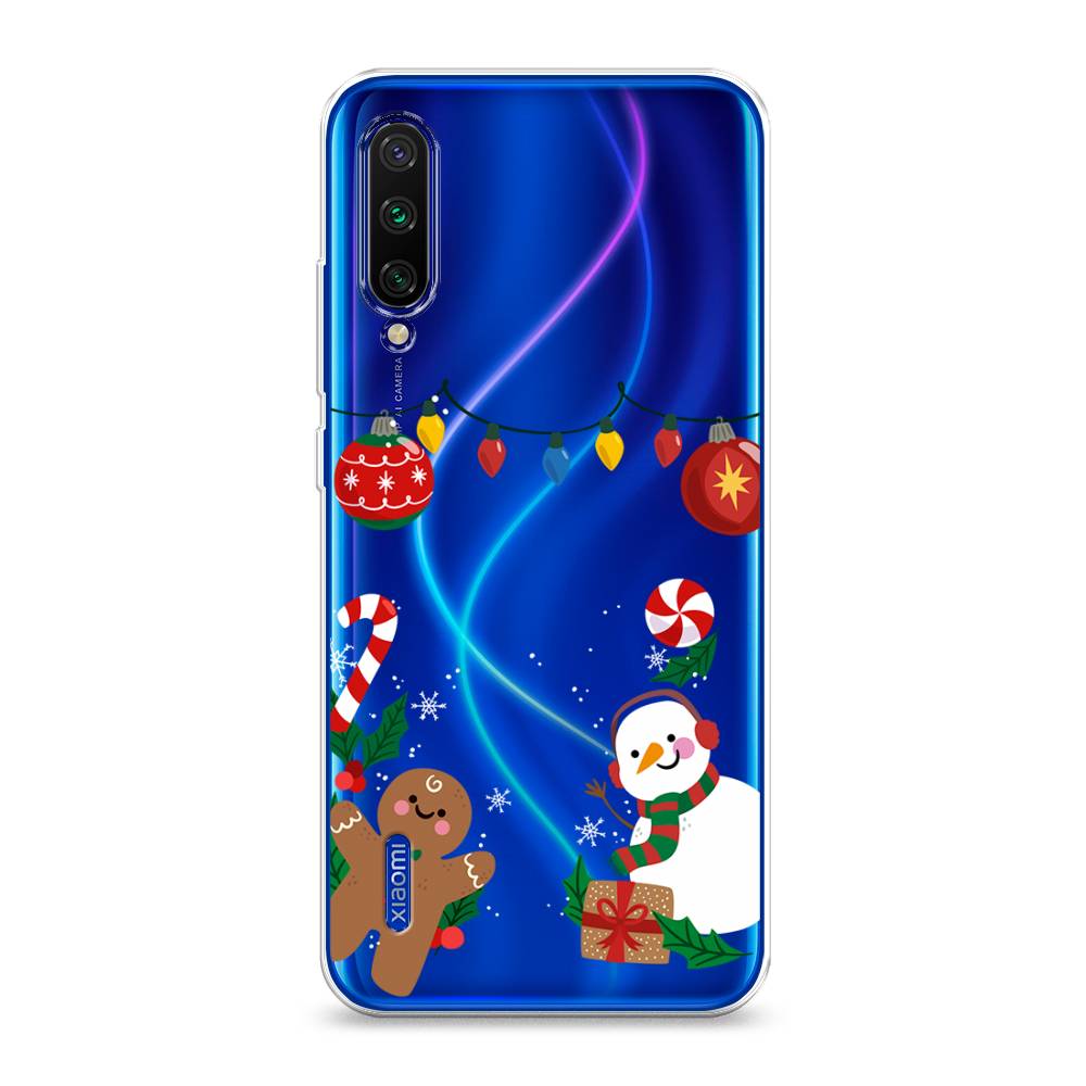 

Чехол на Xiaomi Mi CC9E "Новогоднее настроение", Коричневый;красный;зеленый, 36050-5