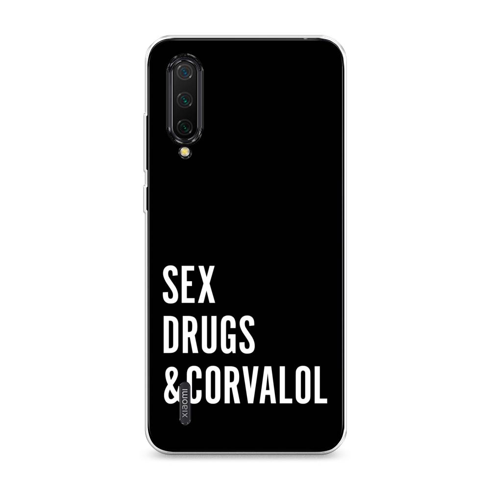 

Чехол на Xiaomi Mi CC9 "Corvalol", Черный;серый;белый, 36150-6