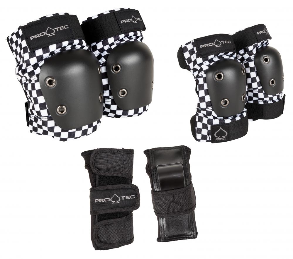 Защита коленей, локтей и запястий дет Pro-Tec Street Gear Jr 3 Pack Checker, YS