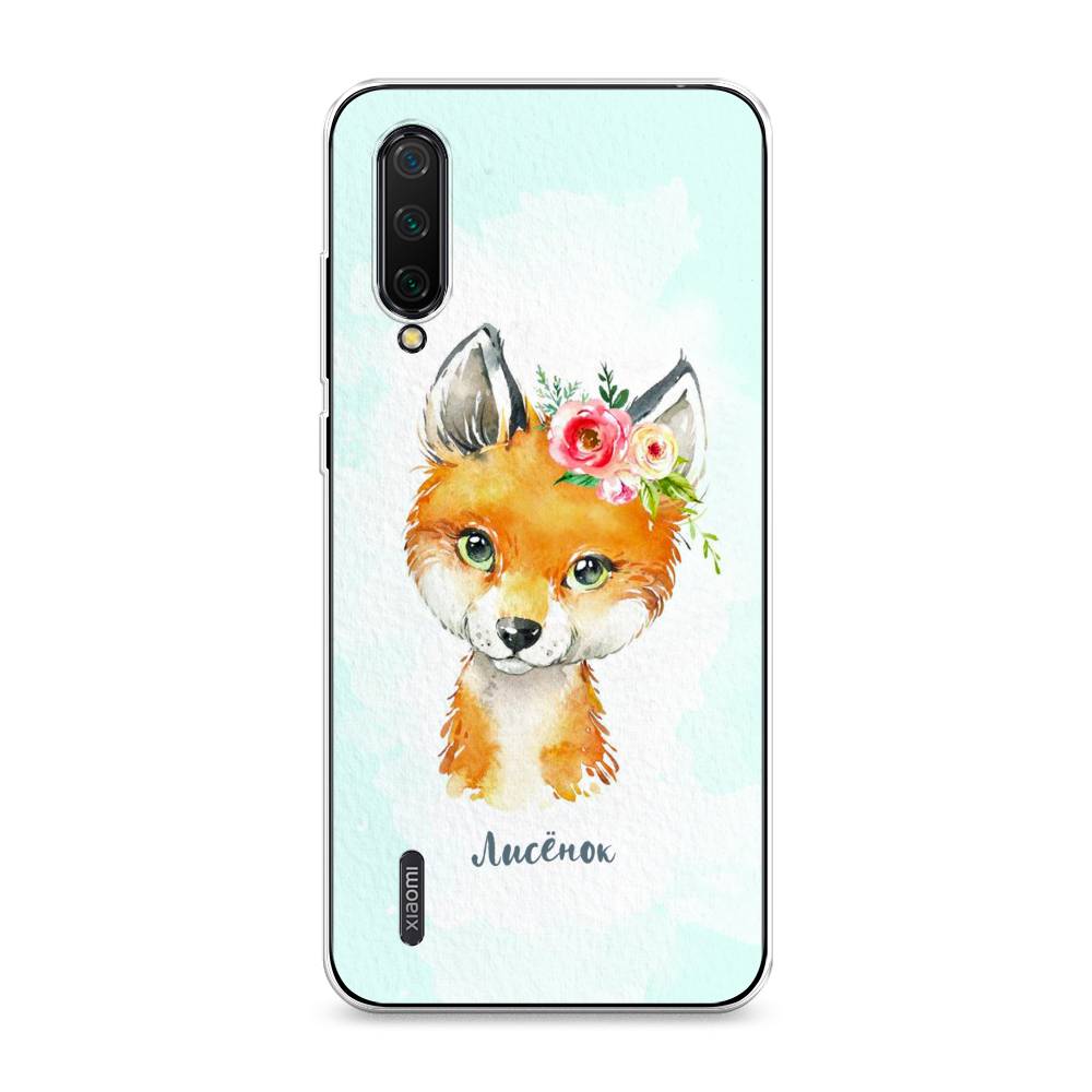 

Чехол на Xiaomi Mi CC9 "Мой лисёнок", Голубой;оранжевый, 36150-1