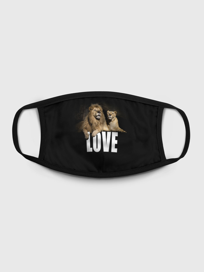 

Многоразовая маска унисекс Burnettie Love, Разноцветный, Love