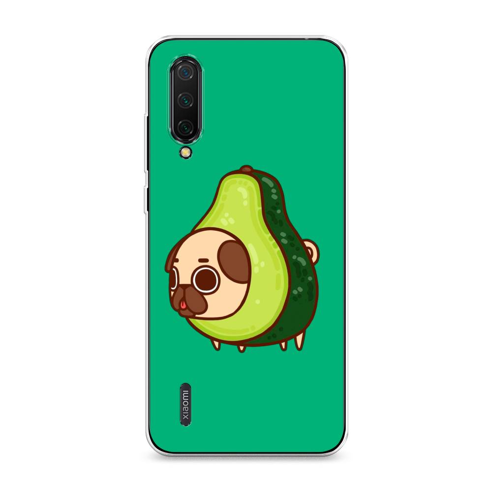 

Чехол на Xiaomi Mi CC9 "Мопс авокадик", Зеленый, 36150-1