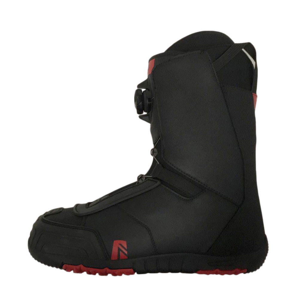 Ботинок для сноуборда Nidecker Ansr Rental Coiler-LL Black Red, год  2022, размер 45