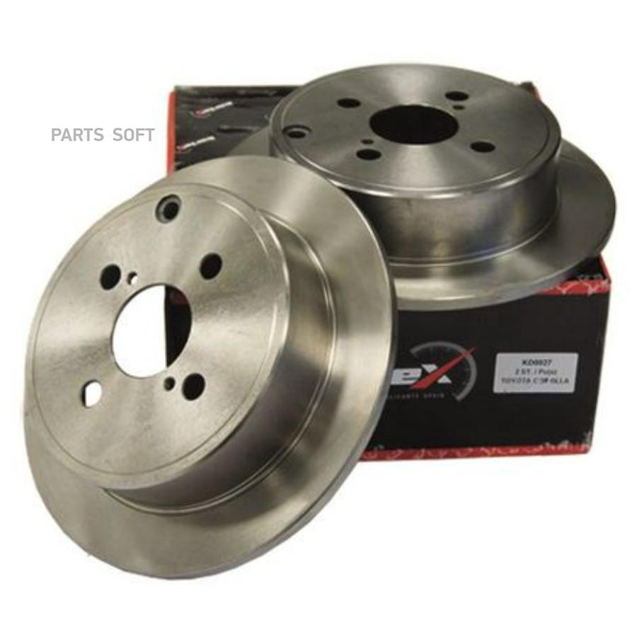 

KORTEX KD0027 Диск торм. TOYOTA COROLLA E12 02-07 зад.d258mm KD0027 1шт