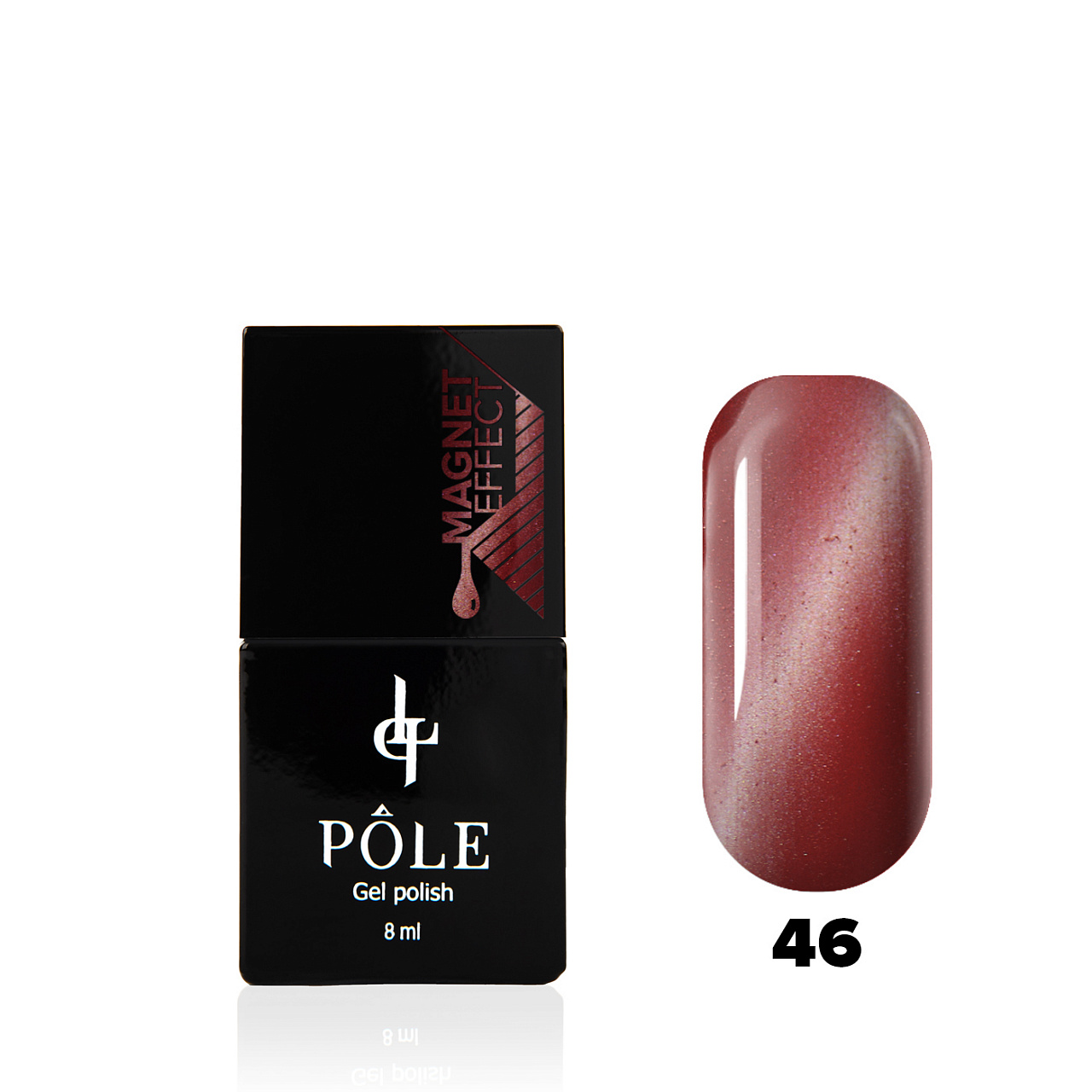 

Гель-лак POLE - кошачий глаз №46 - салмон (8 мл.)