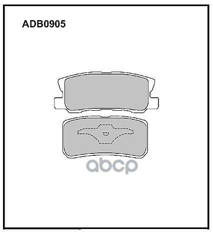 

Комплект тормозных колодок ALLIED NIPPON adb0905