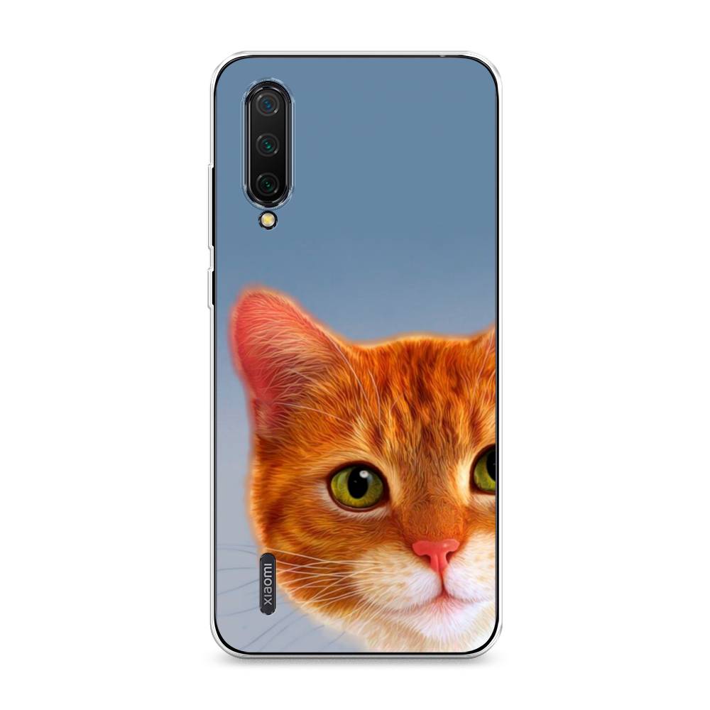 

Чехол на Xiaomi Mi CC9 "Любопытный котик", Коричневый, 36150-1