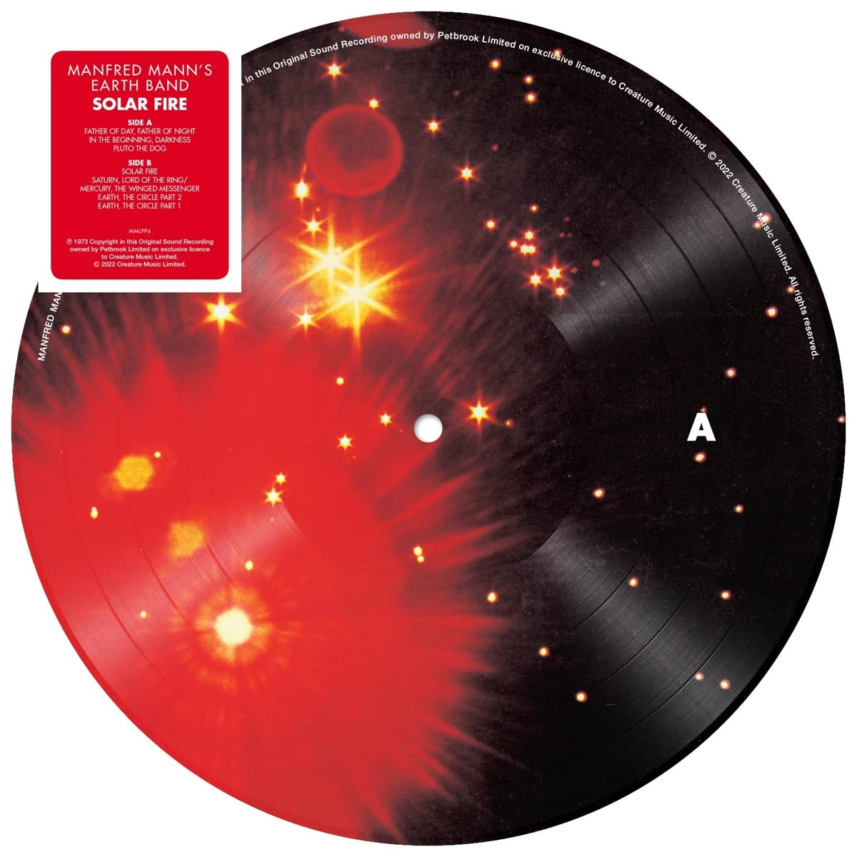 

Manfred Mann's Earth Band Solar Fire (Picture Disc) (Винил)