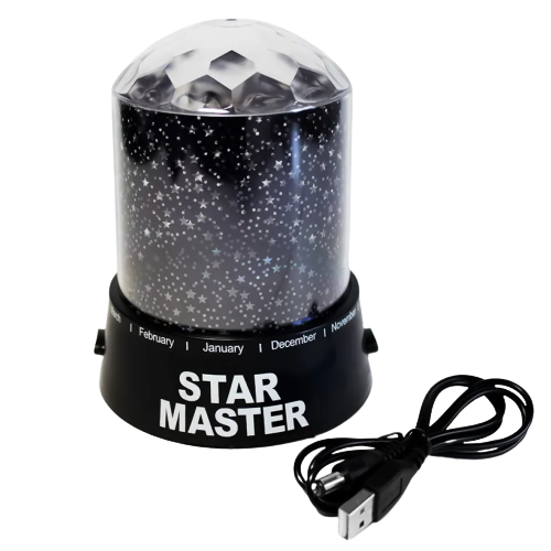 

Проектор звездного неба Star Master 3 режима черный HS945, HS945