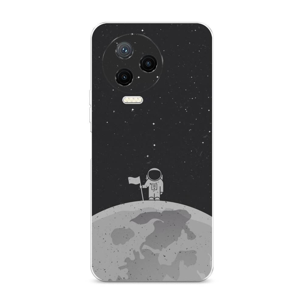 

Чехол Awog "Первый на Луне" на Infinix NOTE 12 2023 / Инфиникс Нот 12 2023, Черный