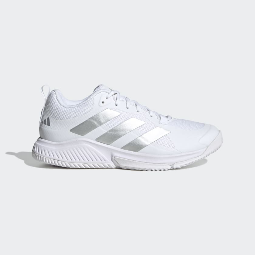 Спортивные кроссовки женские Adidas HR1235, бело-металлик, 10 US