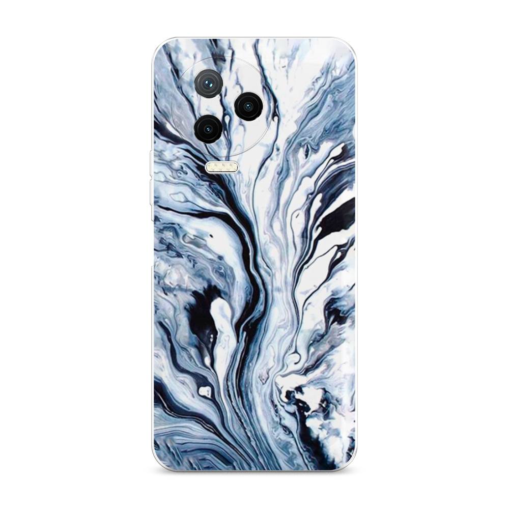 

Чехол Awog на Infinix NOTE 12 2023 / Инфиникс Нот 12 2023 "Голубой минерал мрамор"