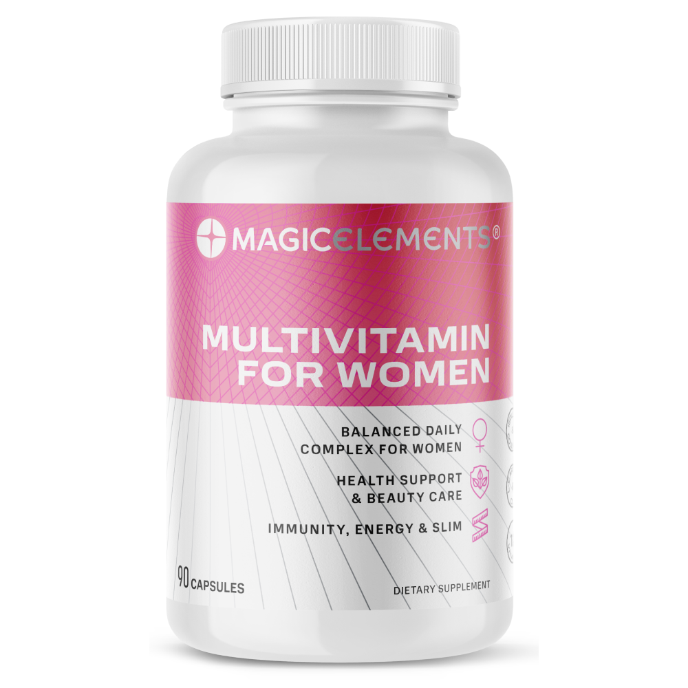 Купить Витаминные комплексы Magic Elements Multivitamin, Витамины комплекс Magic Elements Multivitamin For Women для женщин, 90 капсул