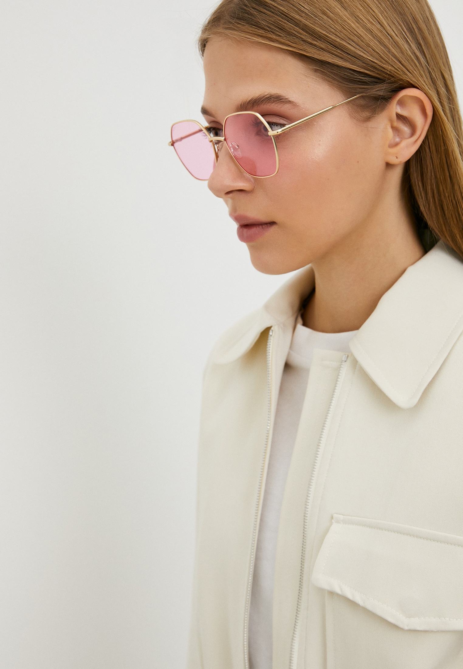 Солнцезащитные очки унисекс Verse V-LC1-HFA розовые