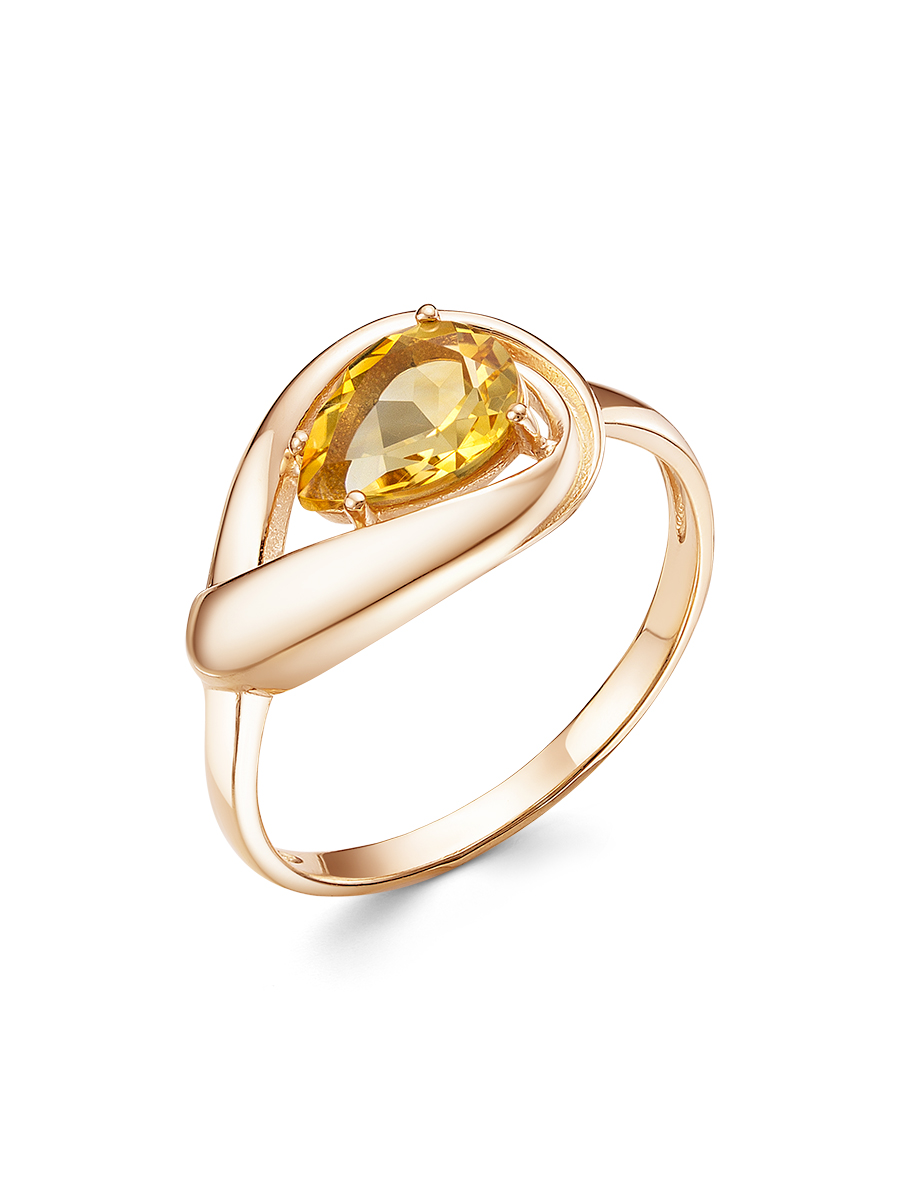 

Кольцо из серебра с цитрином р.19,5 SamoroDki Jewelry 1-04-247-34з, 1-04-247-34
