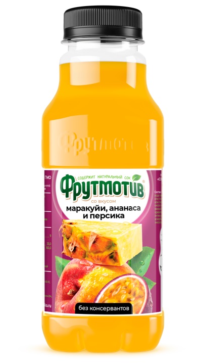 

Напиток сокосодержащий Фрутмотив маракуйя-ананас-персик негазированный 500 мл