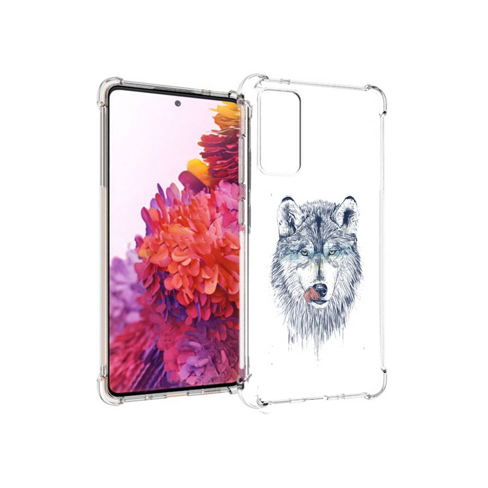 Чехол MyPads Tocco для Samsung Galaxy S20 FE голодгый волк (PT153647.496.292)