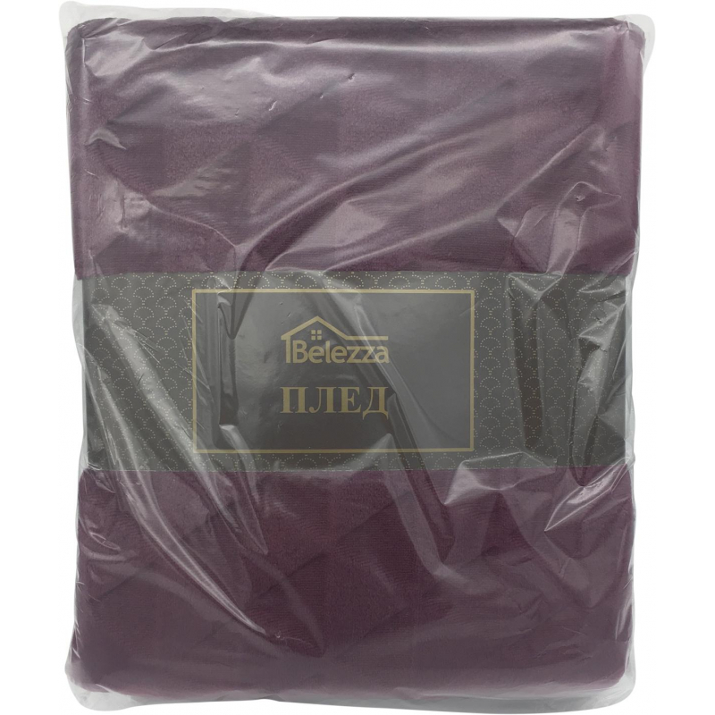 

Плед микрофибра Венеция винная ягода 200x220
