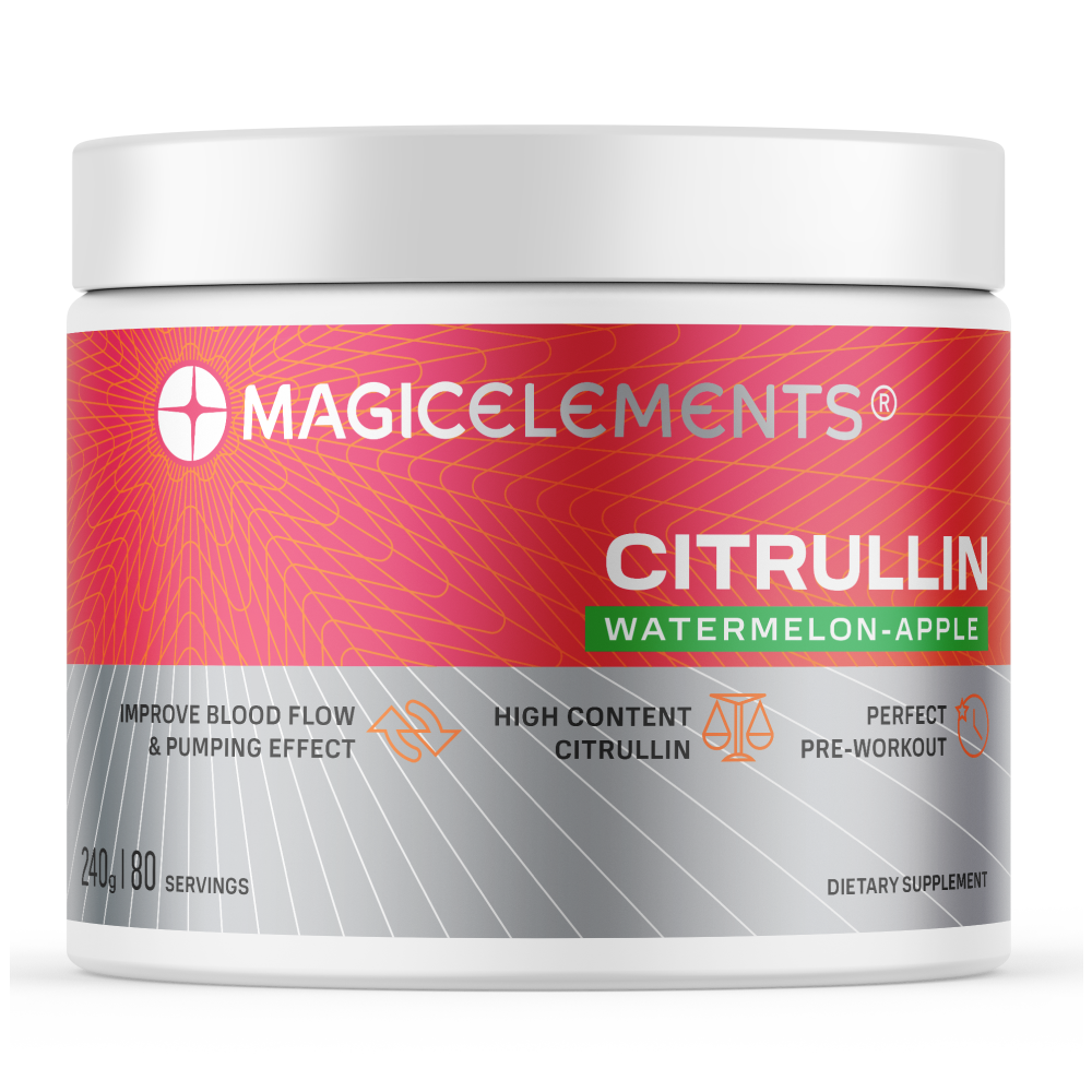 Аминокислота L-цитруллин Citrullin Magic Elements 240 гр арбуз-яблоко 2126₽