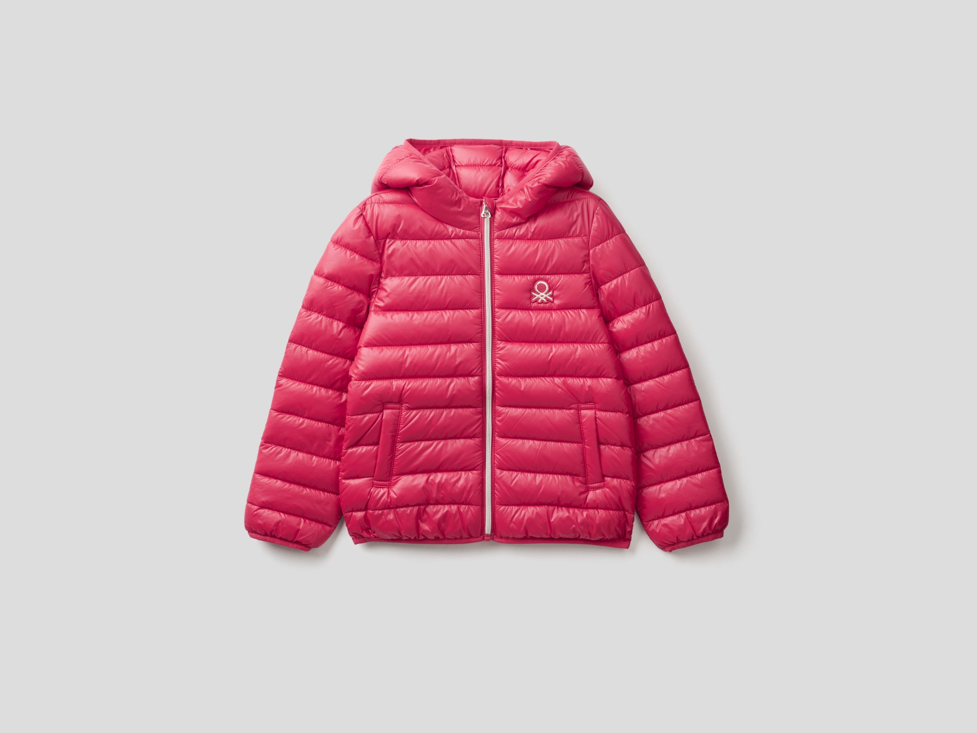 фото Куртка для девочек benetton цв. фиолетовый р.140 united colors of benetton