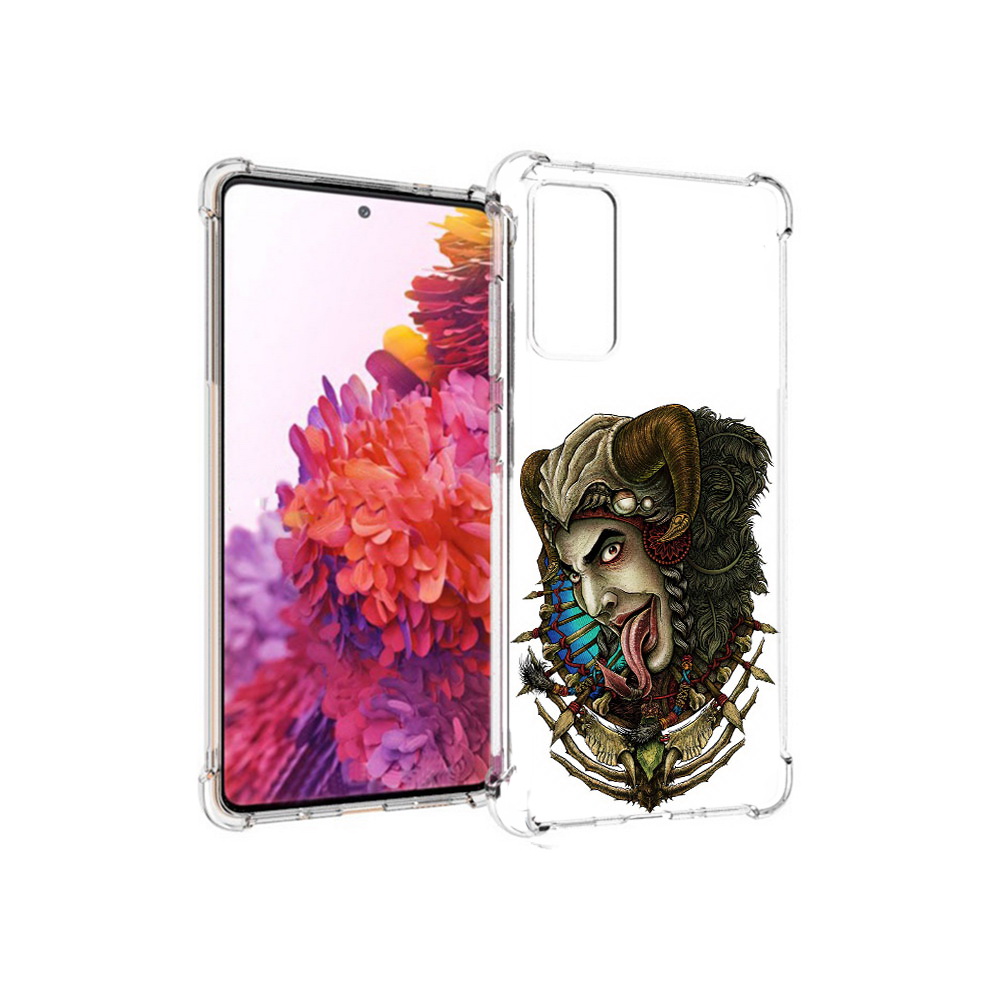

Чехол MyPads Tocco для Samsung Galaxy S20 FE длинный язык (PT153647.496.330), Прозрачный, Tocco