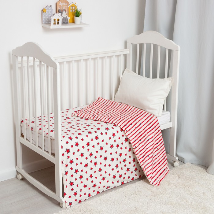 

Пододеяльник "LoveLife" Red stars, 112х147см, 100% хлопок, сатин