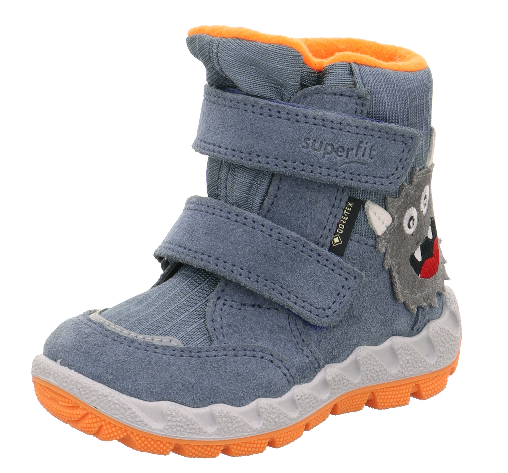 

Полусапожки Superfit для мальчиков, синие, размер RU 31, 1-006012-8000, Серый;оранжевый, 1-006012