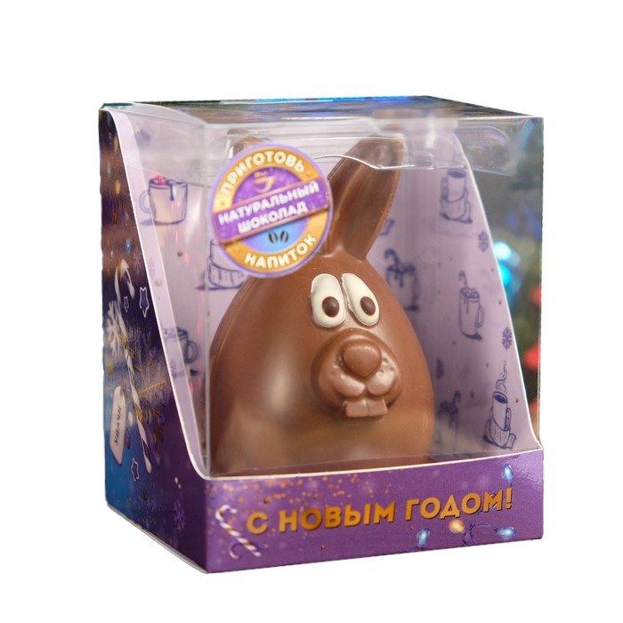 фото Кондитерское изделие из молочного шоколада "кролик крошик", 35 г grondard