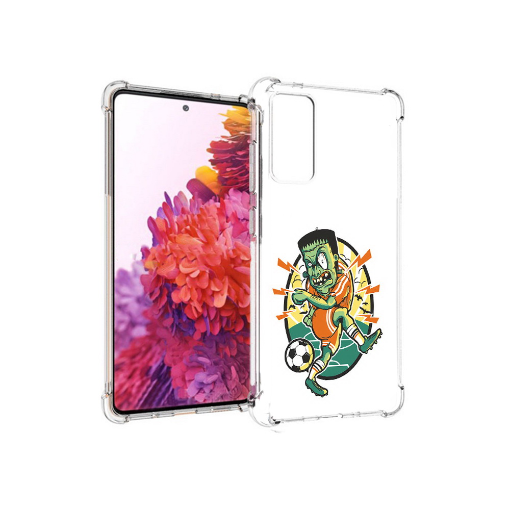 

Чехол MyPads Tocco для Samsung Galaxy S20 FE зомби футболист (PT153647.496.368), Прозрачный, Tocco