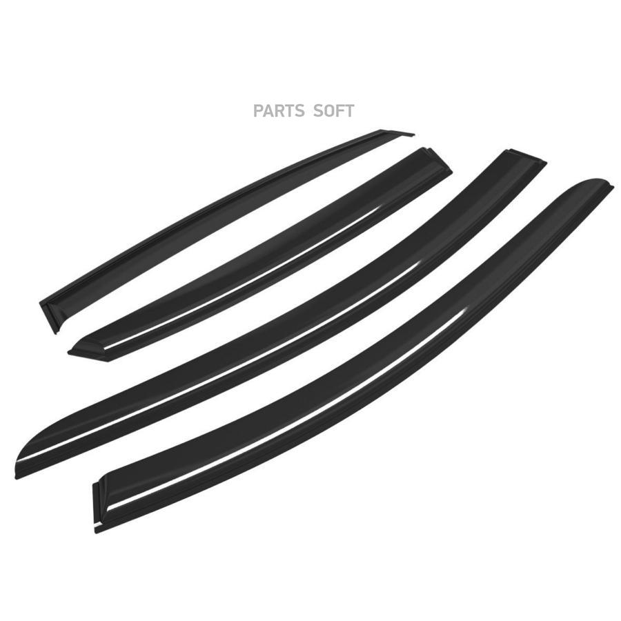 

VORON GLASS Комплект дефлекторов CORSAR Hyundai i40 II VF 2011-н.в. /седан/к-т 4шт.