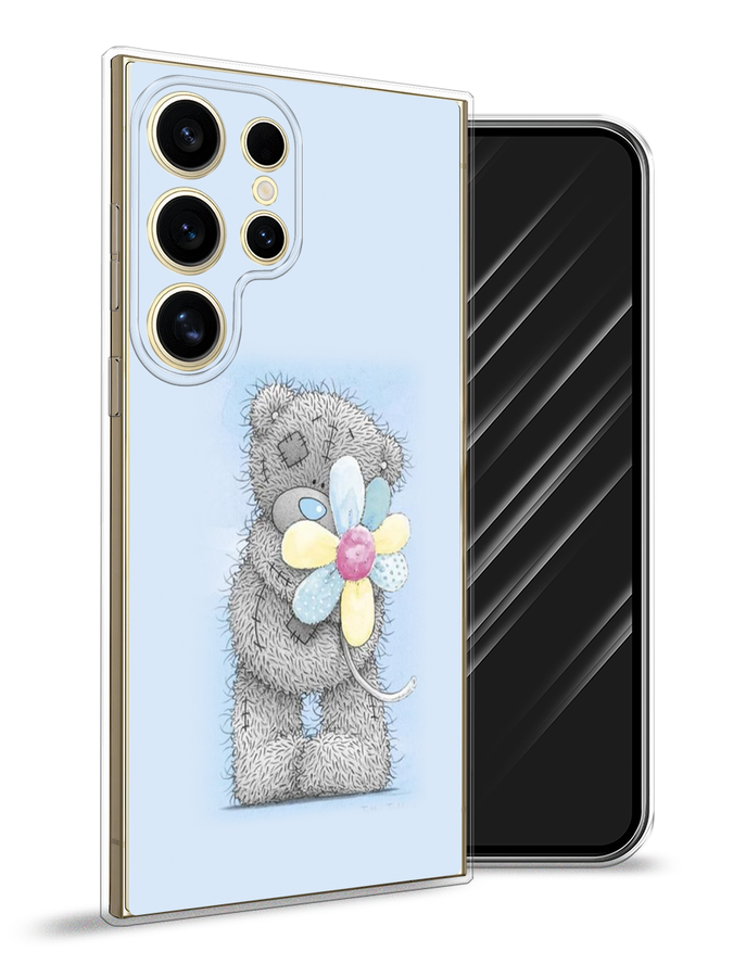 

Чехол Awog на Samsung Galaxy S24 Ultra "Me to you с ромашкой", Голубой;серый;желтый, 2109250-1