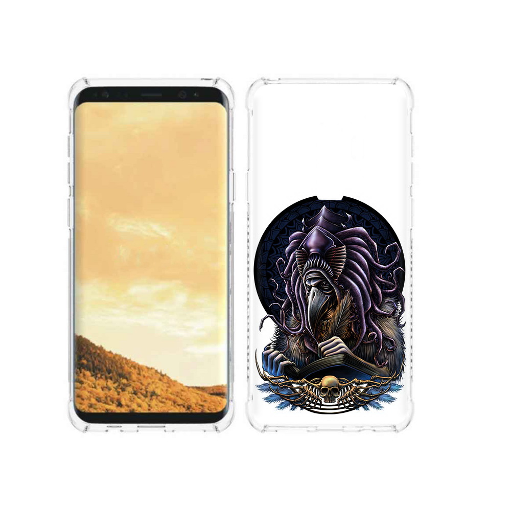 

Чехол MyPads Tocco для Samsung Galaxy S9 умный ворон (PT98329.588.650), Прозрачный, Tocco