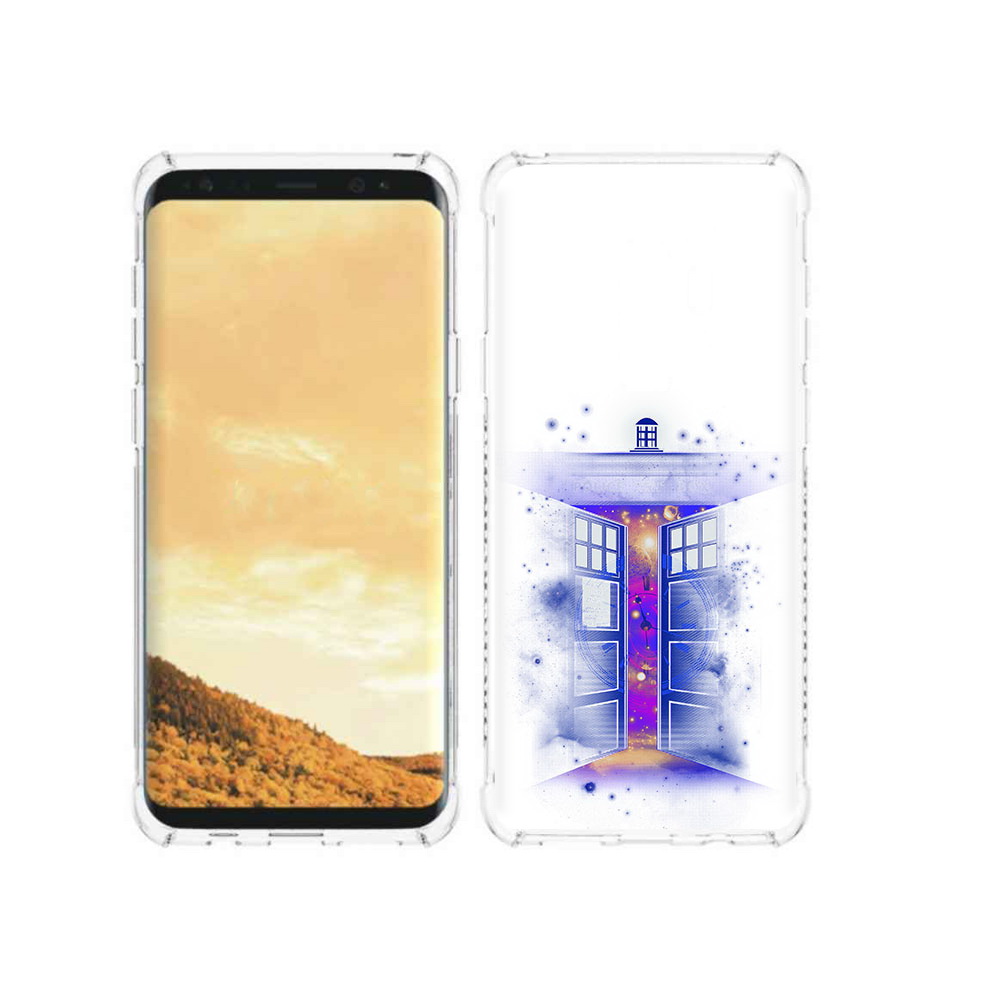 

Чехол MyPads Tocco для Samsung Galaxy S9 фиолетовый уголок абстракция (PT98329.588.659), Прозрачный, Tocco