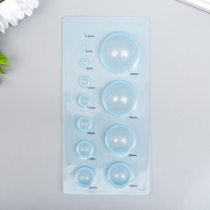 

Линейка-шаблон для квиллинга "Круги" 18х9х2,5 см, Разноцветный