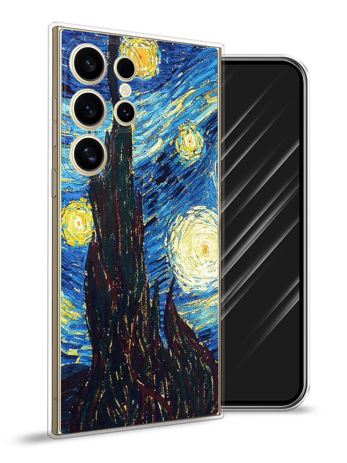 

Чехол Awog на Samsung Galaxy S24 Ultra "Ван Гог Звездная ночь", Желтый, 2109250-1