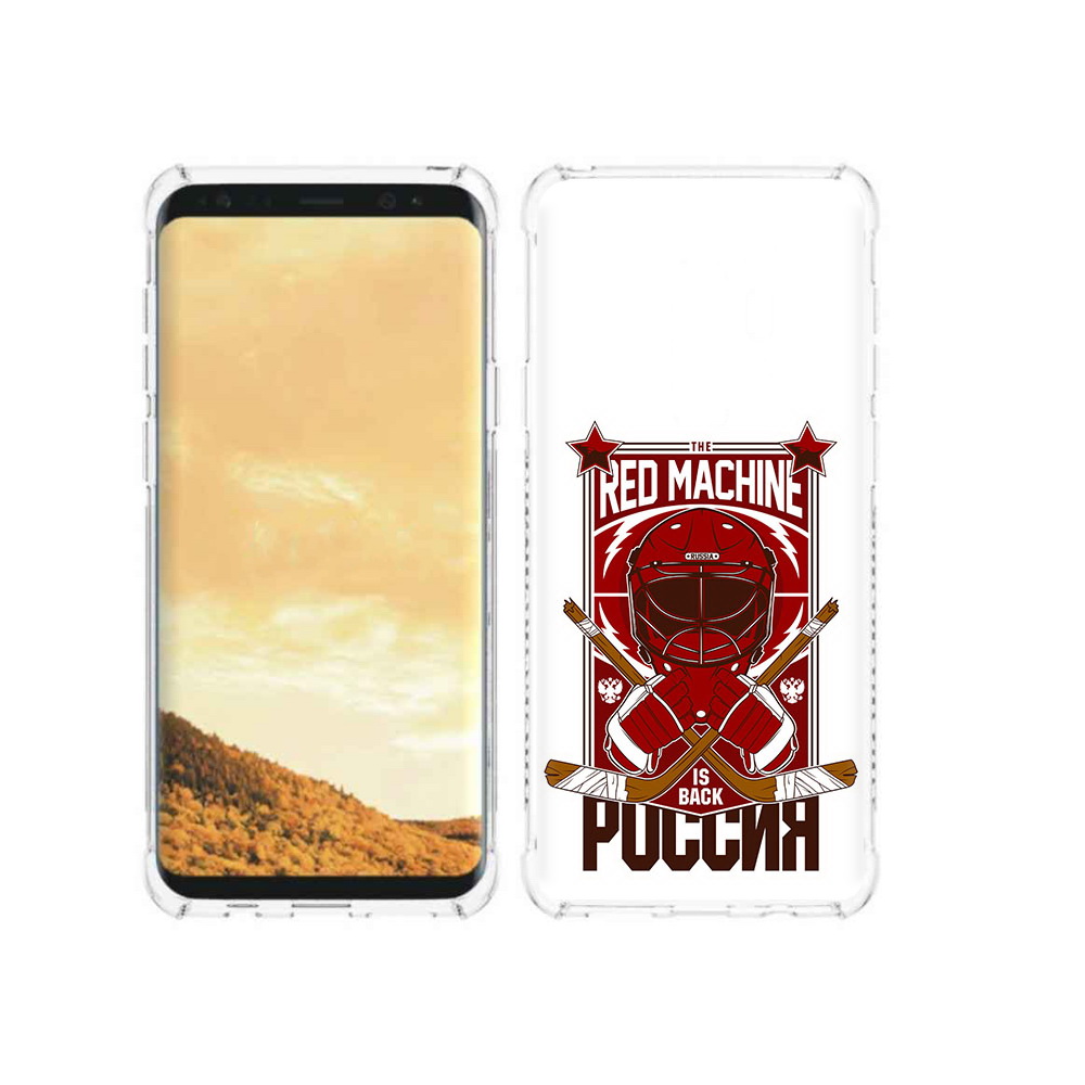 

Чехол MyPads Tocco для Samsung Galaxy S9 хоккей россия (PT98329.588.666), Прозрачный, Tocco