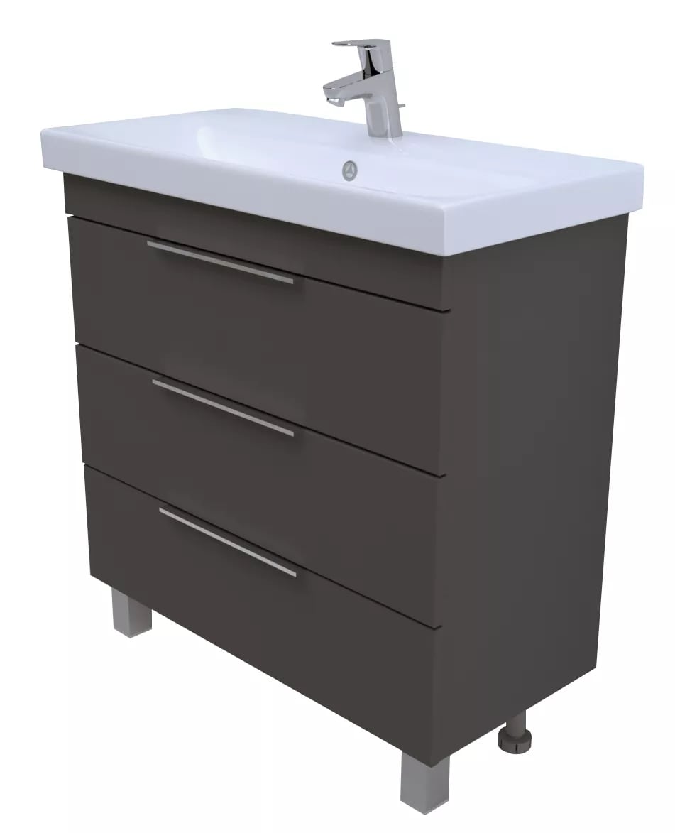 

Тумба с раковиной 1Marka Gaula 60Н Black, Черный