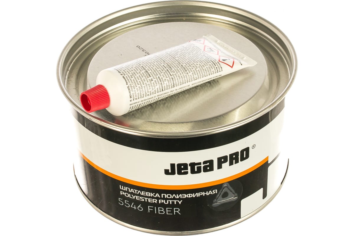 JETAPRO Шпатлевка со стекловолокном FIBER (1000г) (JETAPRO)