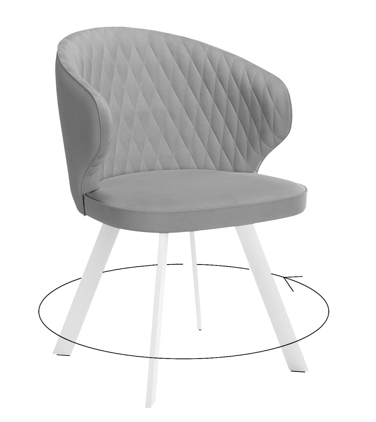 

Стул DIKLINE черный микровелюр 35x45x86 см