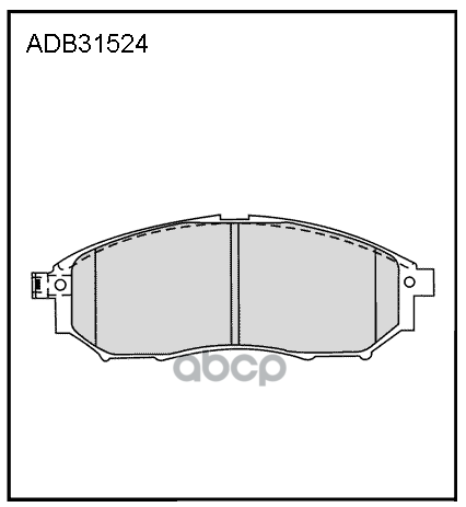 

Комплект тормозных колодок ALLIED NIPPON adb31524