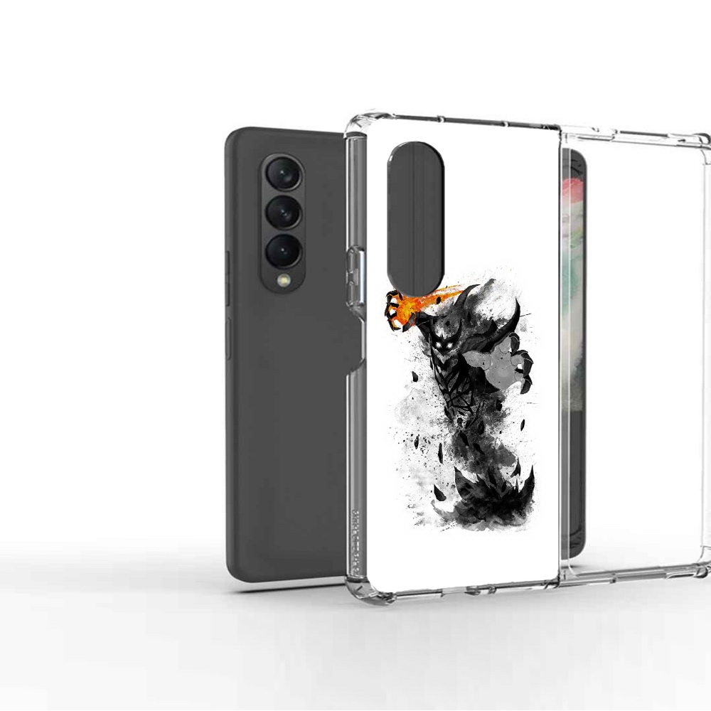

Чехол MyPads Tocco для Samsung Galaxy Z Fold2 nevermore черно белый, Прозрачный, Tocco